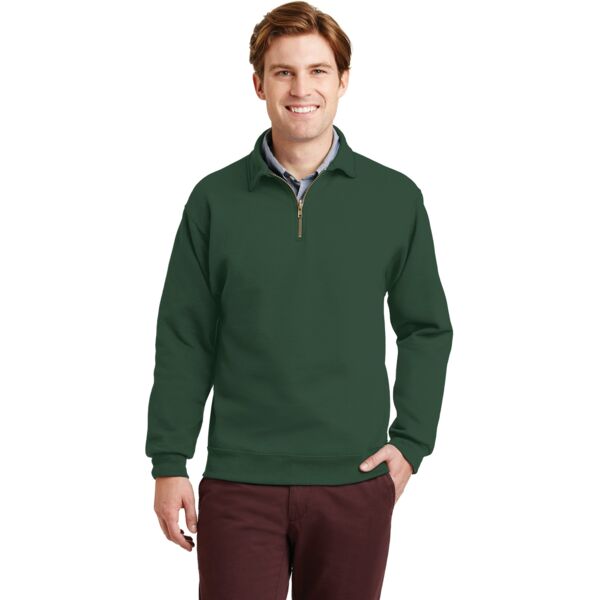 Super Sweats ® NuBlend ® 1/4 Zip Sweatshirt with Cadet Collar Thumbnail