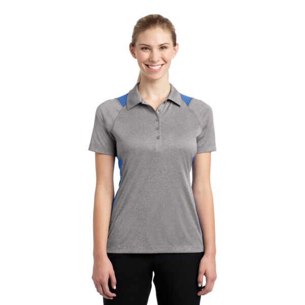 Women's Heather Colorblock Contender Polo Thumbnail