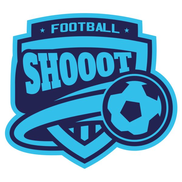 Shoot Football logo template Thumbnail