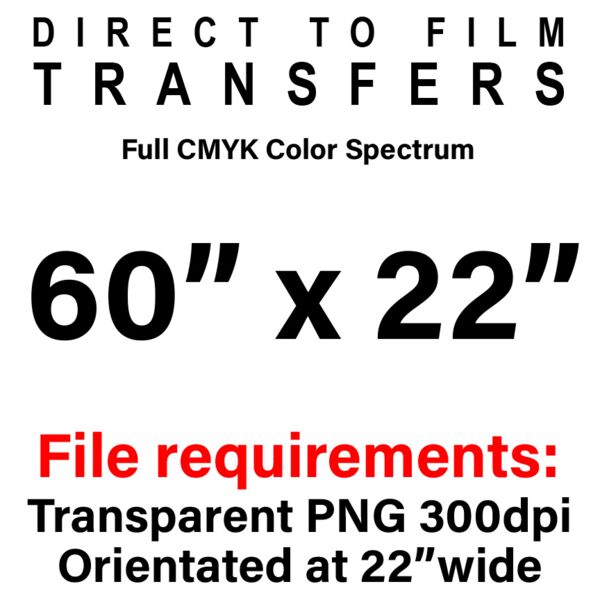 60x22 DTF Transfer Thumbnail