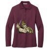Women's Silk Touch Long Sleeve Polo Thumbnail