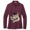 Women's Silk Touch Long Sleeve Polo Thumbnail