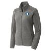 Women's Heather Microfleece Full Zip Jacket Thumbnail